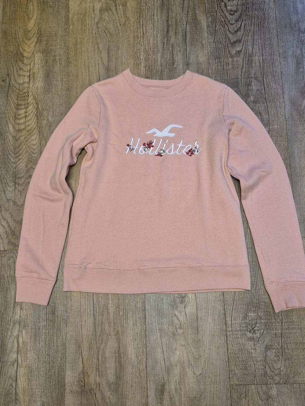 Hollister Soft Rose Crewneck Sweatshirt